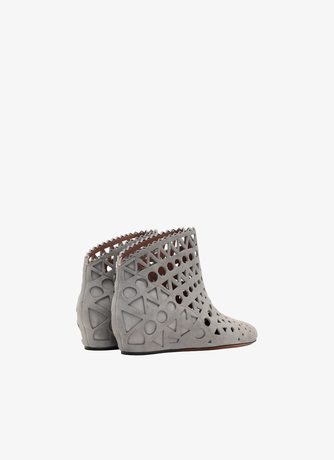 Wedge Boots ALAÏA BLUE GRAY WEDGE BOOTS
